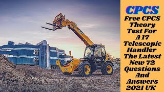 Ace Your Telehandler Test Free CPCS A17 Prep UK 2024 Dominate 72 QampA ️ [upl. by Violetta]