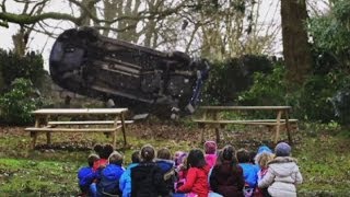 Too much Shocking speeding advert shows children getting crushed by car [upl. by Lars]