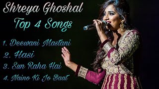 All Time Best 4 Songs Of Shreya Ghoshalquot Enjoy the songs in HQ music and please subscribe 🖤🔥 [upl. by Hooper995]