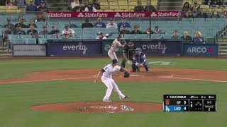 Blake Treinen throws an UNHITTABLE Slider vs Giants  52721 [upl. by Ahsote]