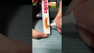 Drawing Nutella on the keyboard shorts diy art tiktok trending [upl. by Kempe]