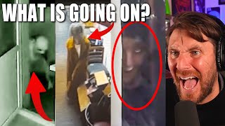 13 SCARY GHOST MOMENTS Caught On Camera REACTION [upl. by Linneman]