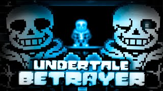 Undertale Betrayer Sans Fight Phase 1 Remake By Cxx233 [upl. by Htebazile429]