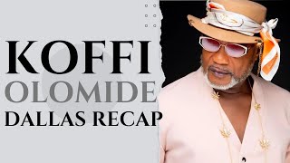 Koffi Olomide Live In Dallas Concert Recap [upl. by Dianthe]