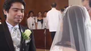 Minsan lang kitang iibigin Papa Ace singing while Mama Cel walks down the aisle [upl. by Agnizn]