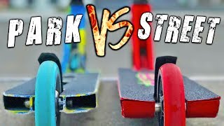 PARK vs STREET BEST CUSTOM PRO SCOOTERS [upl. by Manda]