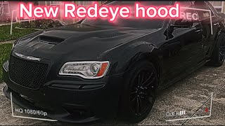 Installing a Hellcat Redeye Hood On My Chrysler 300c and bringing it to Mopar Heaven Carshow [upl. by Lalaj]