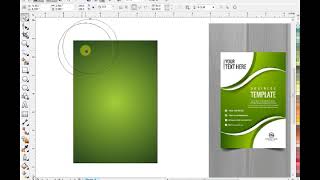 how to make awesome flyer template using coreldraw [upl. by Gent149]