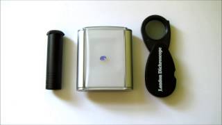 How to use the DICHROSCOPE to test gemstones for pleochroism [upl. by Noiramaj]