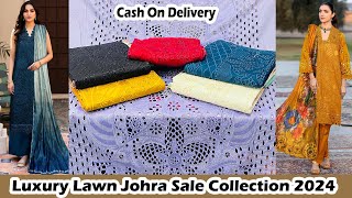 LUXURY JOHRA LAWN BORING COLLECTION  LAWN SALE STOCK 2024  CLEARNESS SALE  SUMMER COLLECTION [upl. by Millur]