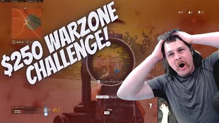 WINNING a 250 WARZONE CHALLENGE Vanguard Warzone Pacific [upl. by Nora]