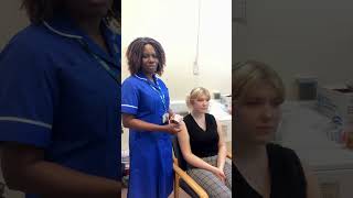 Botox injections to relieve migraines Shorts  UHL NHS Trust [upl. by Wildee705]