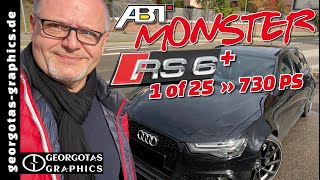 AUDI RS6 Plus ABT Avant 730 PS Testfahrt [upl. by Ahcatan]