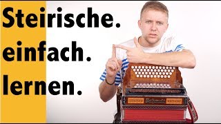 Steirische Harmonika lernen  einfach ohne Vorkenntnisse  Anfänger Neueinsteiger Beginner [upl. by Russell]