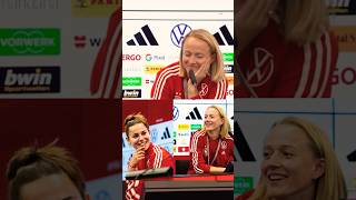 Interview Lena Oberdorf und Lea Schüller ❤️⚽️ DFB Frauen Team [upl. by Aztinaj]