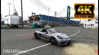 4K GTA V Remastered  Photorealism Graphics MOD  Porsche 718 Spyder [upl. by Filmore]