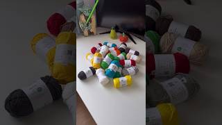 yarn haul unboxing 💭🌸🎀🌷 shorts youtubeshorts yarn crochet crocheting amigurumi haul [upl. by Enneyehs341]