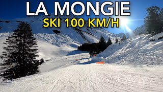 Ski Grand Tourlmalet La Mongie  barèges  Pyrénées  100 kmh [upl. by Netsreik279]