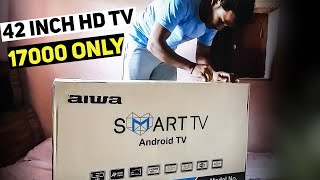 42 inch Aiwa Smart Android TV Unboxing📺🔥 [upl. by Cohlette]