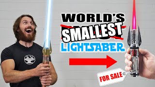 I spent 3 years making MINI LIGHTSABERS you can BUY [upl. by Aluk]