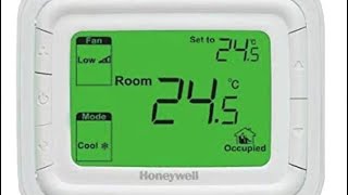 Honeywell Thermostat Setting in Hindi  Honeywell Thermostat Temperature Setting honeywell hvac [upl. by Trawets996]