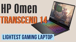 OMEN Transcend 14  Lightest and Fastest gaming Laptop [upl. by Airamas]