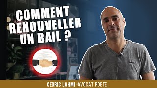 Comment renouveler votre bail commercial  3 6 9 [upl. by Inuat768]