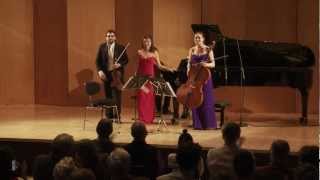 Trio Gaspard  J Haydn Klaviertrio CDur  Piano Trio in C major Hob XV27 [upl. by Immas]