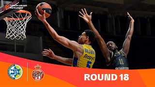 Maccabi Playtika Tel AvivAS Monaco  Round 18 Highlights  202324 Turkish Airlines EuroLeague [upl. by Endaira]