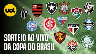 🔴 SORTEIO DA COPA DO BRASIL COM COMENTÁRIOS DE PVC E CASAGRANDE [upl. by Eyahs]