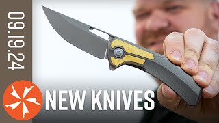 New Knives for the Week of September 19th 2024 Just In at KnifeCentercom [upl. by Lekym]