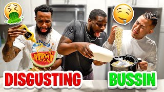 Bussin 🤤 or Disgusting 🤮 Trying Weird Tik Tok Food Combos [upl. by Bayard583]