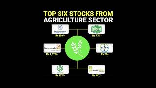 TOP SIX STOCKS FROM AGRICULTURE SECTOR 🤑  agriculture best stocks stockmarket [upl. by Ahk]