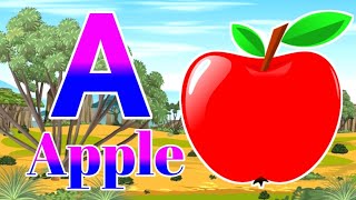 A for apple  अ से अनार  abcd  phonics song  a for apple b for ball c for cat  abcd song  abcde [upl. by Einahpehs]