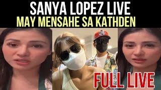 SANYA LOPEZ NAG SALITA NA MAY MENSAHE KAY KATHRYN BERNARDO at ALDEN RICHARDS 🫢 [upl. by Nosyrb]