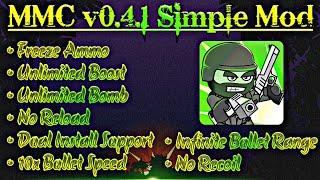 Mini Militia Classic MMC v041 Simple Mod Unlimited AmmoboostbombNo Reload etc  by Aadil [upl. by Ulane]