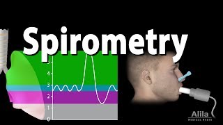 Spirometry Lung Volumes amp Capacities Restrictive amp Obstructive Diseases Animation [upl. by Siravart313]