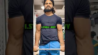 Bicep Workout Telugu😱  How to big biceps Telugu gym biceps bicepsworkout motivation Telugu [upl. by Meesan]