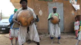 Griots from Guinea Guestworkers in Senegal making music for fellow Guineans June 2010 [upl. by Atonsah]