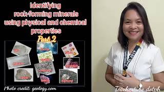 IDENTIFYING ROCKFORMING MINERALS VIDEO LESSON DURING PANDEMIC BY El CatTV [upl. by Inavoig]