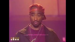 UNSEEN Tupac Performs Live On MTV JAMS FULL UNCUT REHERSAL [upl. by Ykroc]