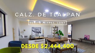 Departamento en BENITO JUÁREZ CDMX  Oportunidad de inversión  House Tour [upl. by Yajet]