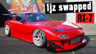 Bagged FD RX7 Gets 2 Steppin’ [upl. by Idnek]