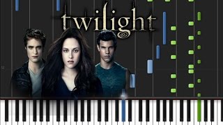 Twilight  Theme Song Piano Tutorial ♫ [upl. by Allebasi576]