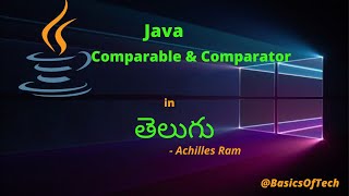 Comparable and Comparator in Java [upl. by Harmonie]