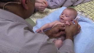 Dr Ts Baby Massage Method massaging the arm [upl. by Uticas]