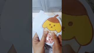 💛💛 PAPERSQUSHY BOBA🧋🧋 POMPOMPURIN SANRIO 💛💛 tocaboca sanriogirl boba squishy papersquishy diy [upl. by Aiem]