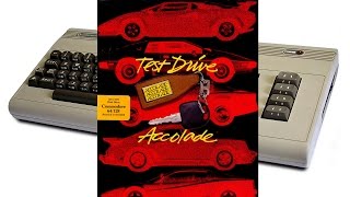 Test Drive Commodore 64GameplayFull HD  Accolade  1987 [upl. by Malcom]