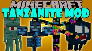 TANZANITE MOD  Whiter con 20000 de vidaEspadas Gigantes  Minecraft mod 1710 Review ESPAÑOL [upl. by Ernald801]