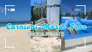 GRAND TURK  CARNIVAL MARDI GRAS PART 5  Flowrider  Light House  Golf Cart Rental [upl. by Oralia]